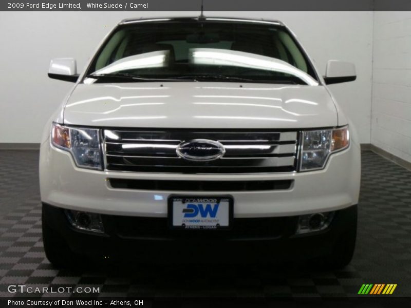 White Suede / Camel 2009 Ford Edge Limited