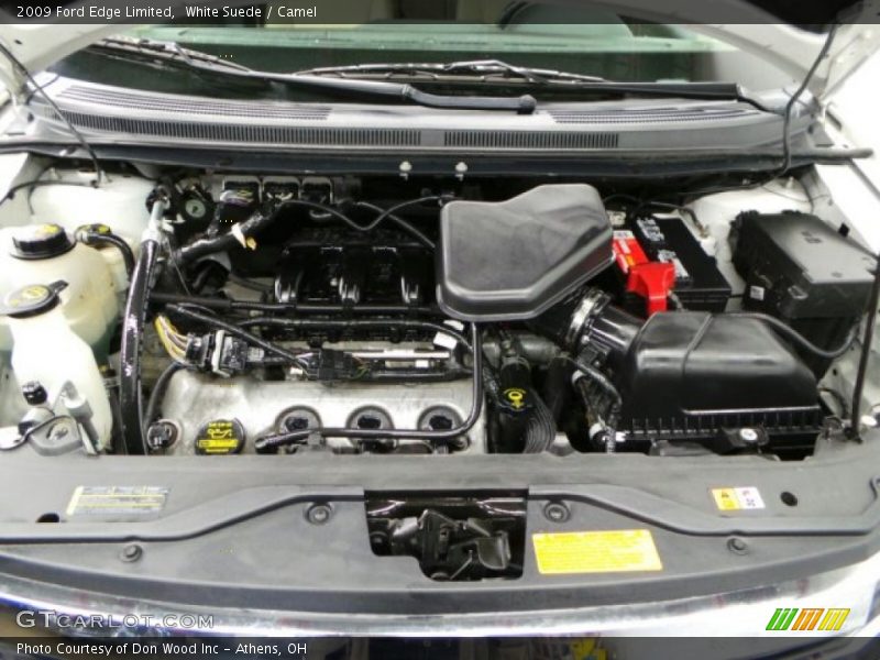 White Suede / Camel 2009 Ford Edge Limited