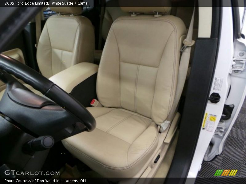 White Suede / Camel 2009 Ford Edge Limited