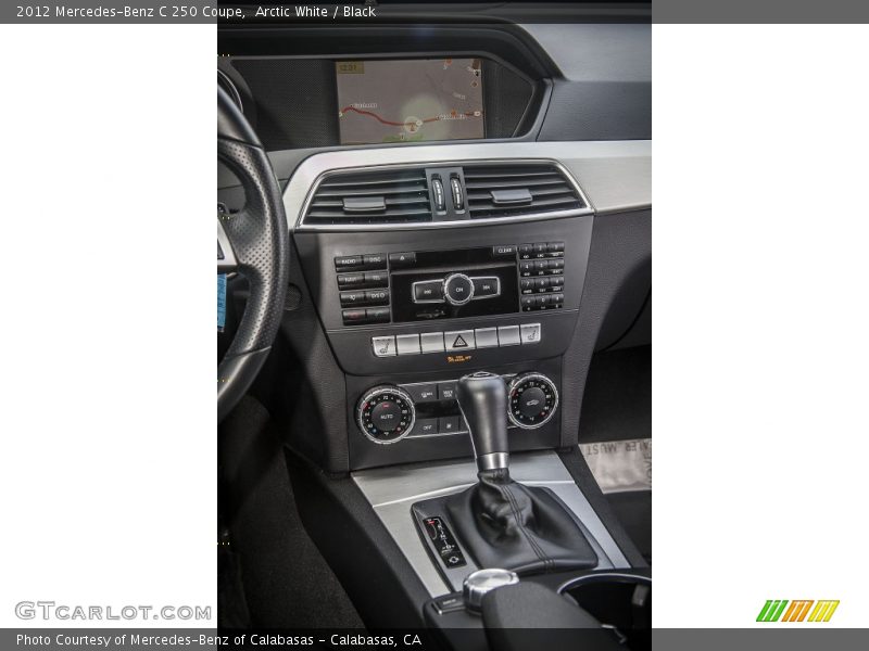 Arctic White / Black 2012 Mercedes-Benz C 250 Coupe