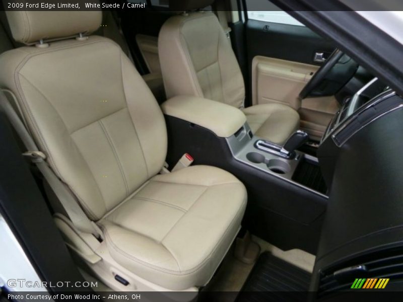 White Suede / Camel 2009 Ford Edge Limited