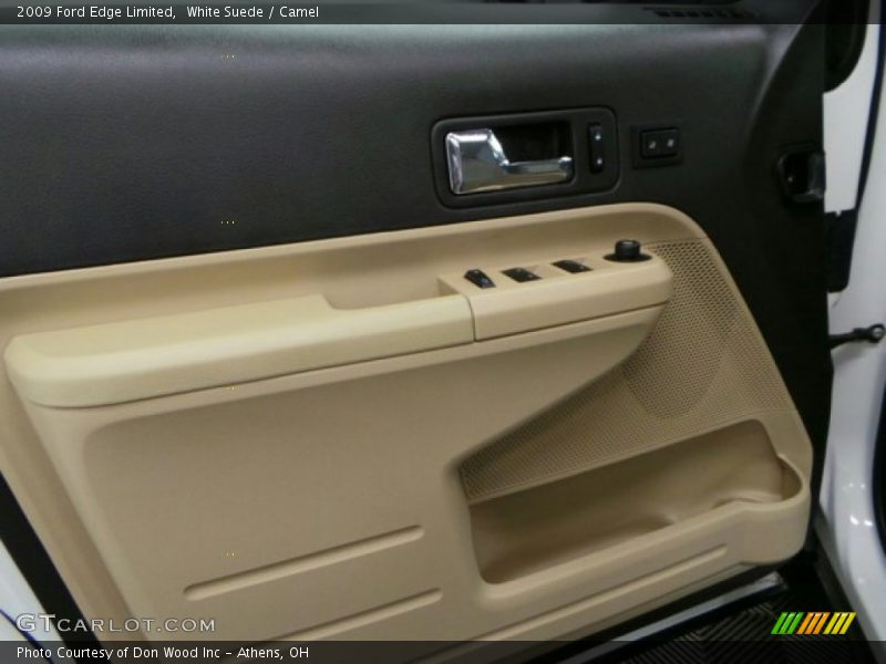 White Suede / Camel 2009 Ford Edge Limited