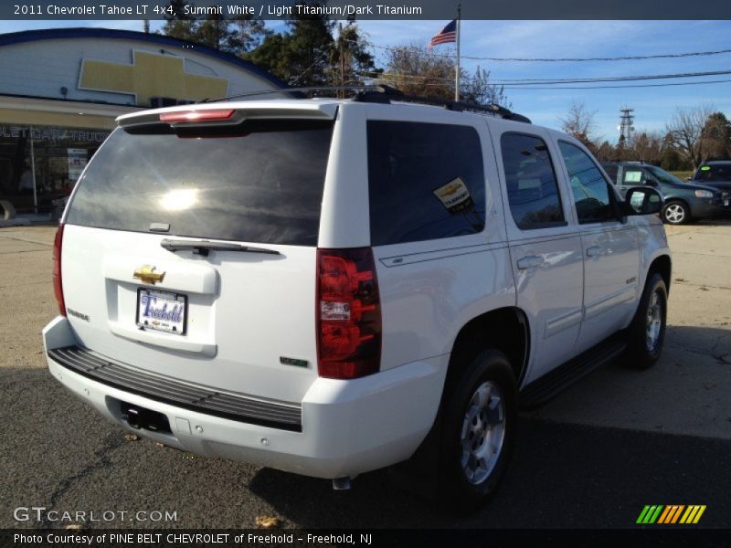 Summit White / Light Titanium/Dark Titanium 2011 Chevrolet Tahoe LT 4x4