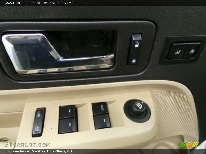 White Suede / Camel 2009 Ford Edge Limited