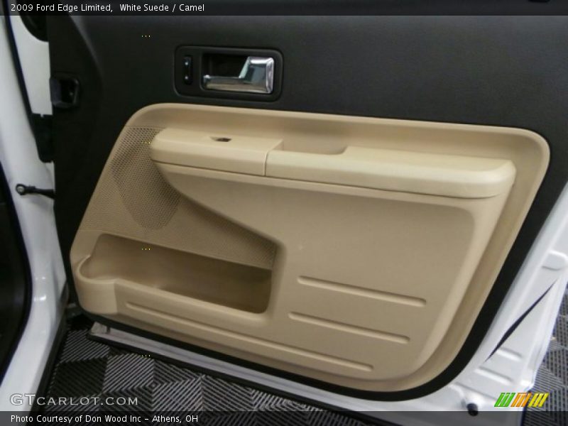 White Suede / Camel 2009 Ford Edge Limited