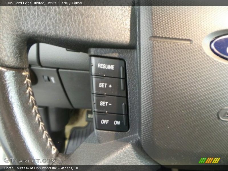 White Suede / Camel 2009 Ford Edge Limited