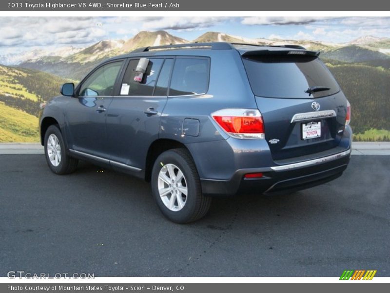 Shoreline Blue Pearl / Ash 2013 Toyota Highlander V6 4WD