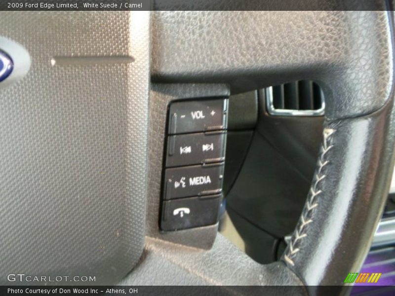 White Suede / Camel 2009 Ford Edge Limited