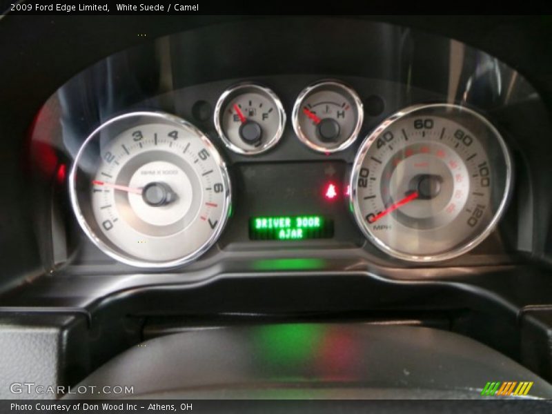 White Suede / Camel 2009 Ford Edge Limited