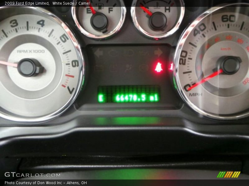 White Suede / Camel 2009 Ford Edge Limited