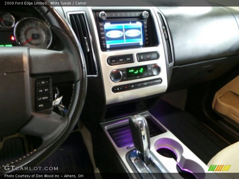 White Suede / Camel 2009 Ford Edge Limited