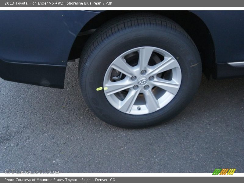 Shoreline Blue Pearl / Ash 2013 Toyota Highlander V6 4WD