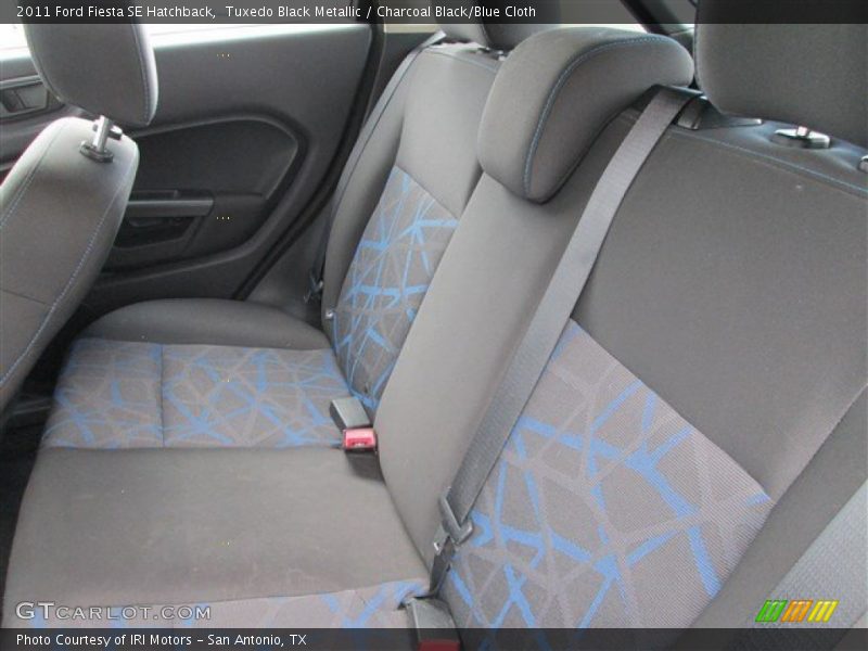 Tuxedo Black Metallic / Charcoal Black/Blue Cloth 2011 Ford Fiesta SE Hatchback