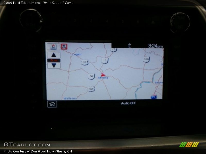 White Suede / Camel 2009 Ford Edge Limited