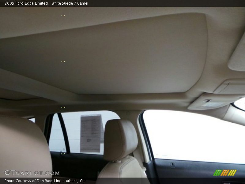 White Suede / Camel 2009 Ford Edge Limited