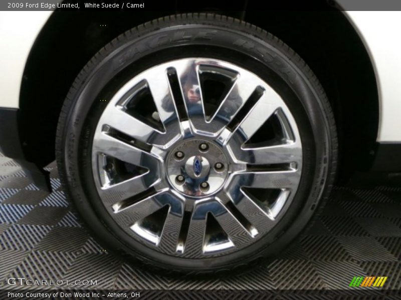 White Suede / Camel 2009 Ford Edge Limited