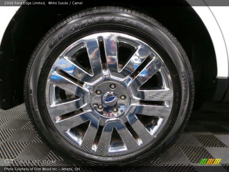 White Suede / Camel 2009 Ford Edge Limited