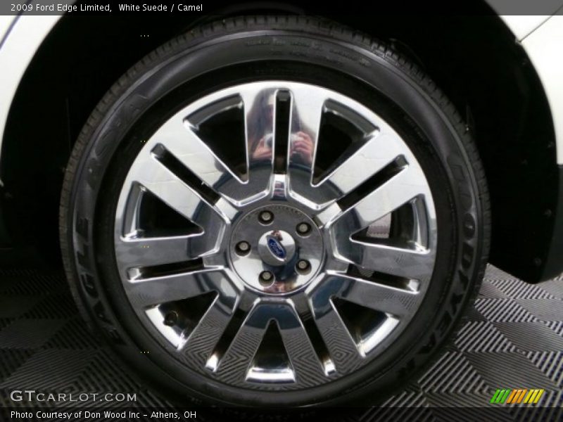 White Suede / Camel 2009 Ford Edge Limited
