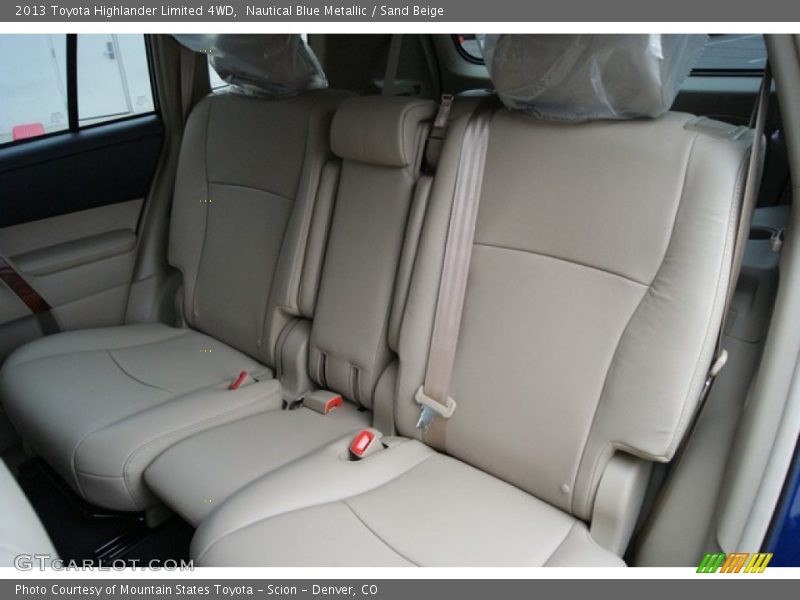 Nautical Blue Metallic / Sand Beige 2013 Toyota Highlander Limited 4WD