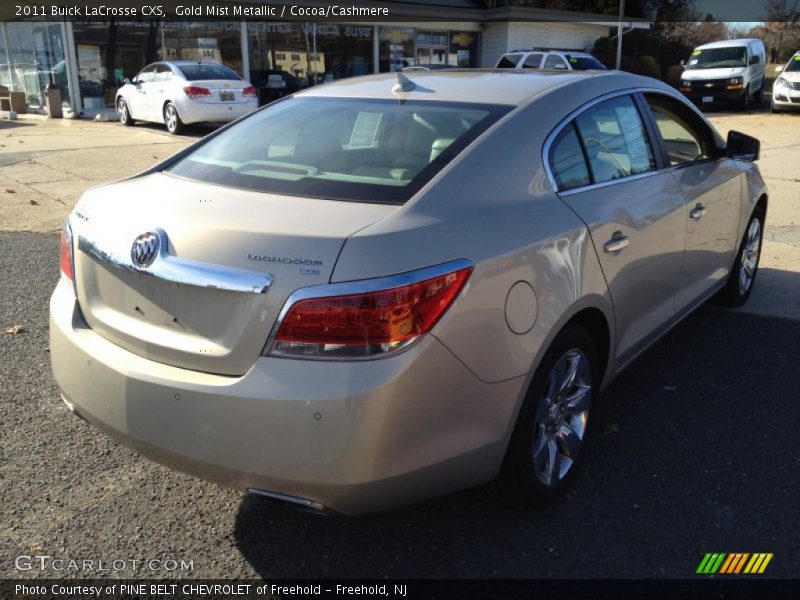 Gold Mist Metallic / Cocoa/Cashmere 2011 Buick LaCrosse CXS