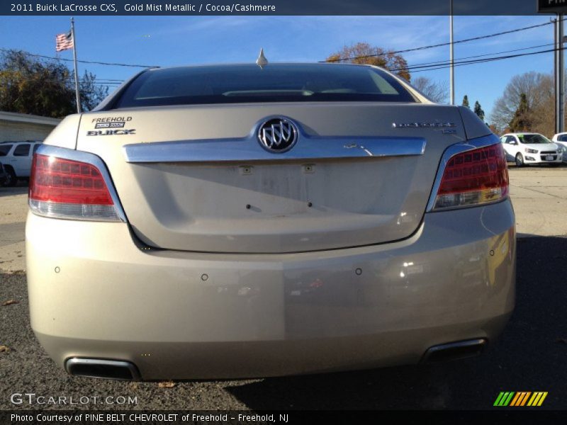 Gold Mist Metallic / Cocoa/Cashmere 2011 Buick LaCrosse CXS