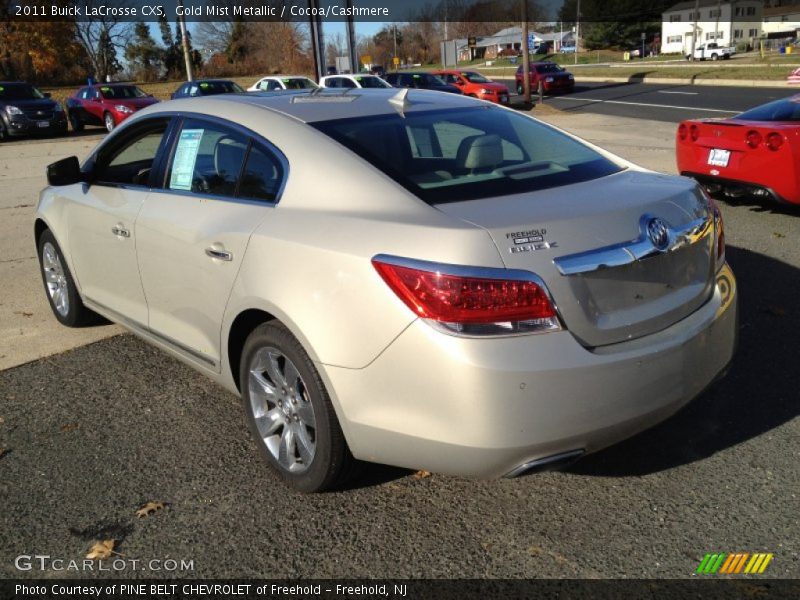 Gold Mist Metallic / Cocoa/Cashmere 2011 Buick LaCrosse CXS