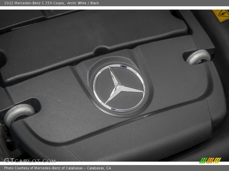 Arctic White / Black 2012 Mercedes-Benz C 250 Coupe