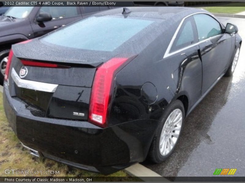 Black Raven / Ebony/Ebony 2012 Cadillac CTS 4 AWD Coupe