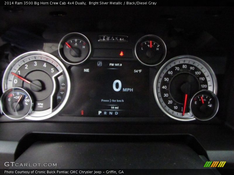  2014 3500 Big Horn Crew Cab 4x4 Dually Big Horn Crew Cab 4x4 Dually Gauges
