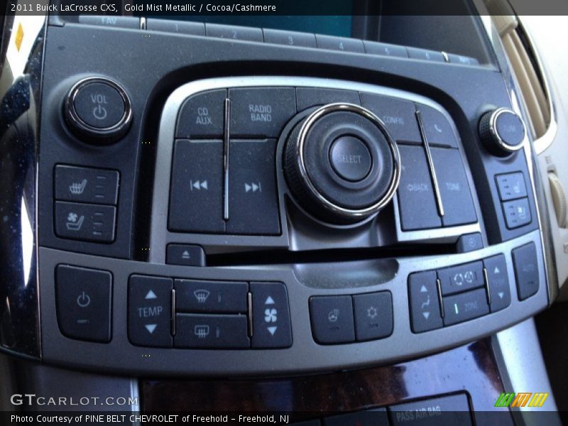 Gold Mist Metallic / Cocoa/Cashmere 2011 Buick LaCrosse CXS