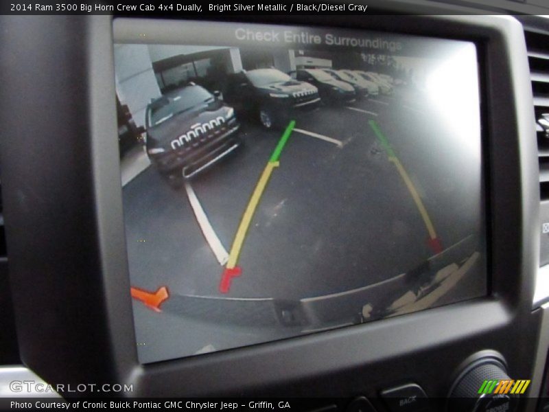 Bright Silver Metallic / Black/Diesel Gray 2014 Ram 3500 Big Horn Crew Cab 4x4 Dually