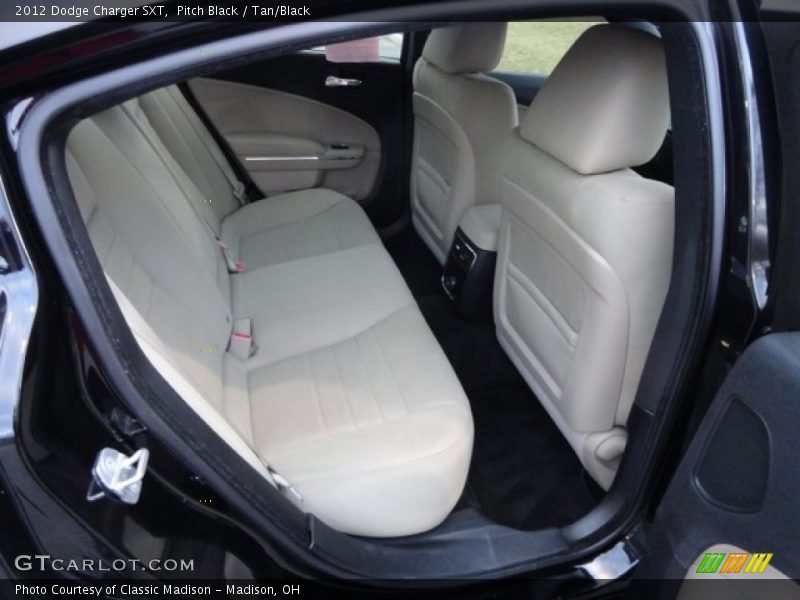 Pitch Black / Tan/Black 2012 Dodge Charger SXT