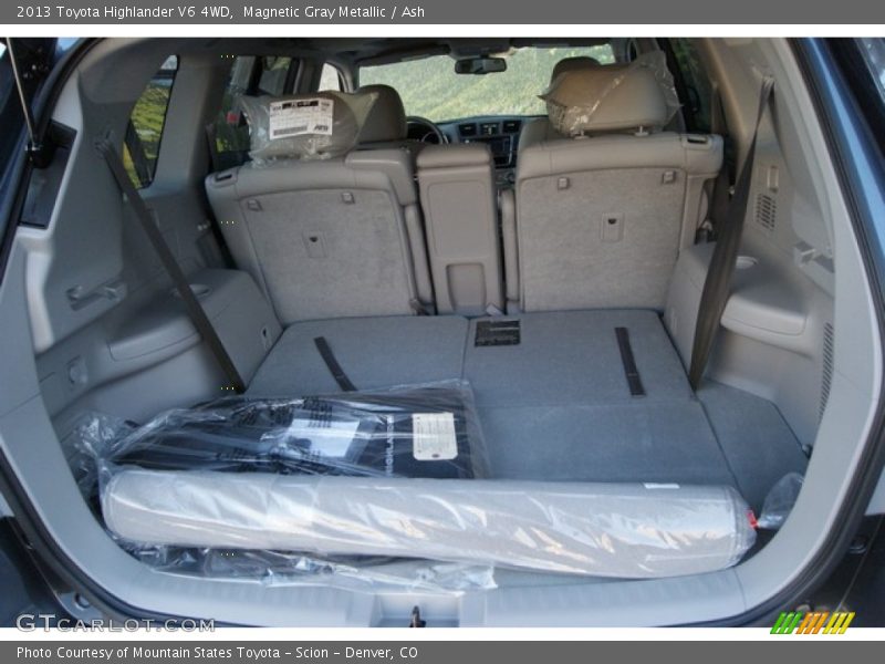 Magnetic Gray Metallic / Ash 2013 Toyota Highlander V6 4WD