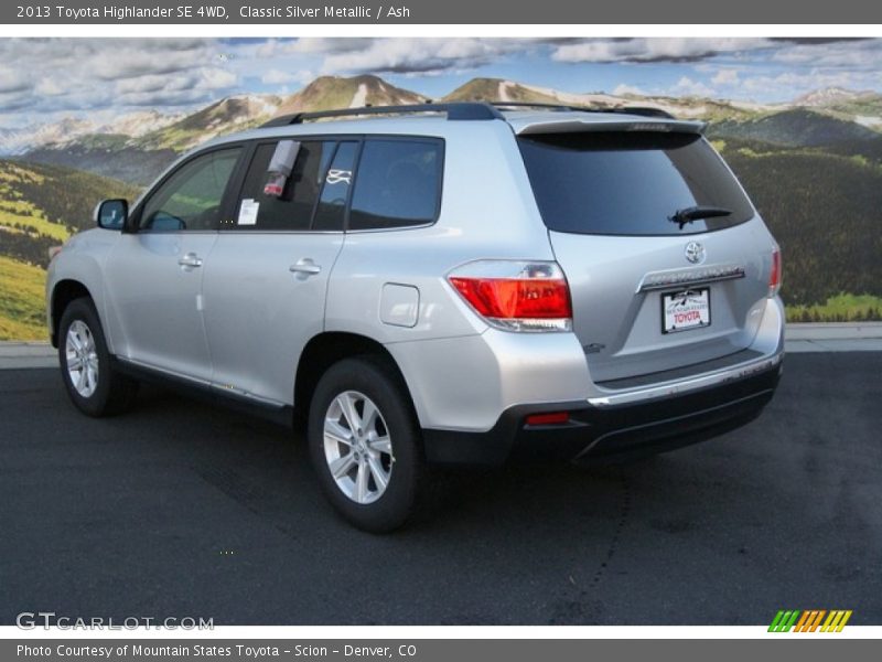 Classic Silver Metallic / Ash 2013 Toyota Highlander SE 4WD