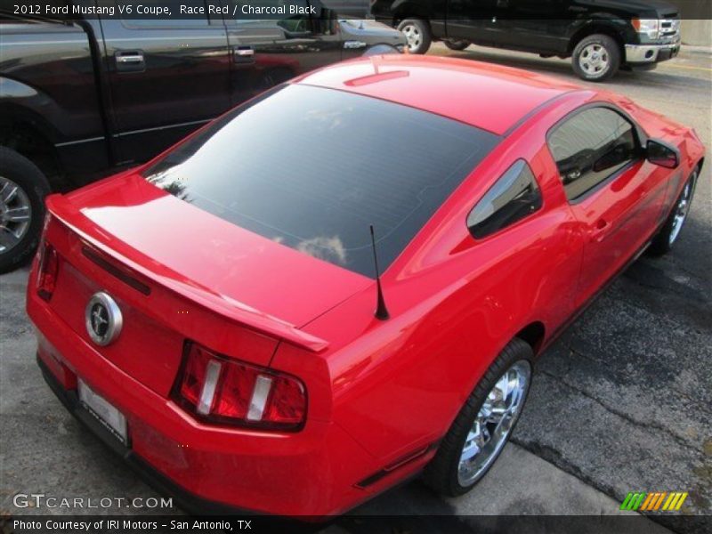Race Red / Charcoal Black 2012 Ford Mustang V6 Coupe