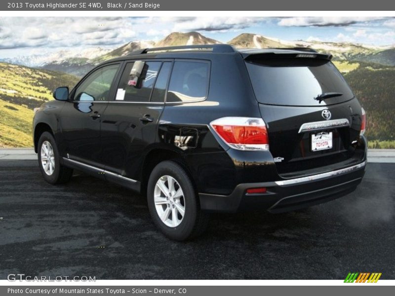 Black / Sand Beige 2013 Toyota Highlander SE 4WD