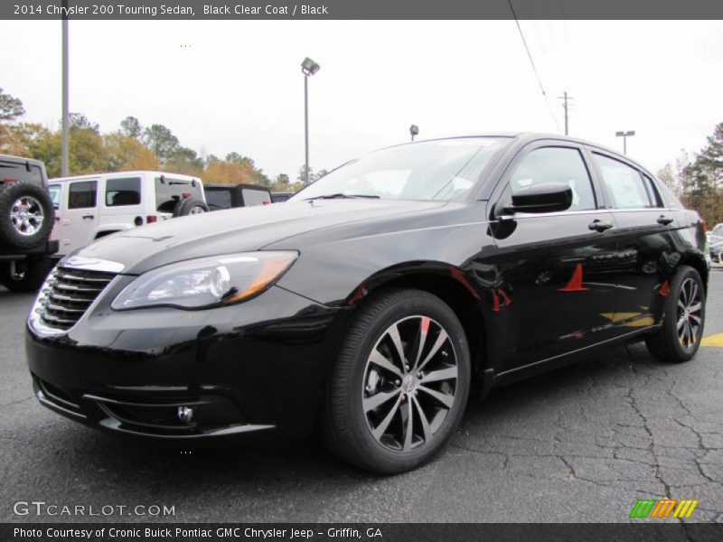 Black Clear Coat / Black 2014 Chrysler 200 Touring Sedan