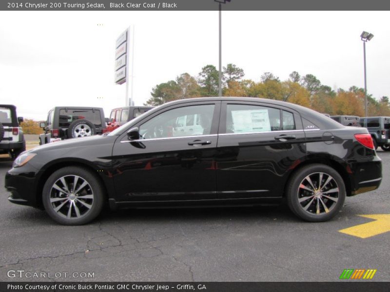 Black Clear Coat / Black 2014 Chrysler 200 Touring Sedan
