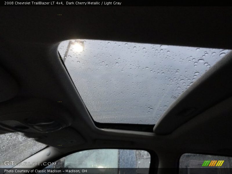 Dark Cherry Metallic / Light Gray 2008 Chevrolet TrailBlazer LT 4x4