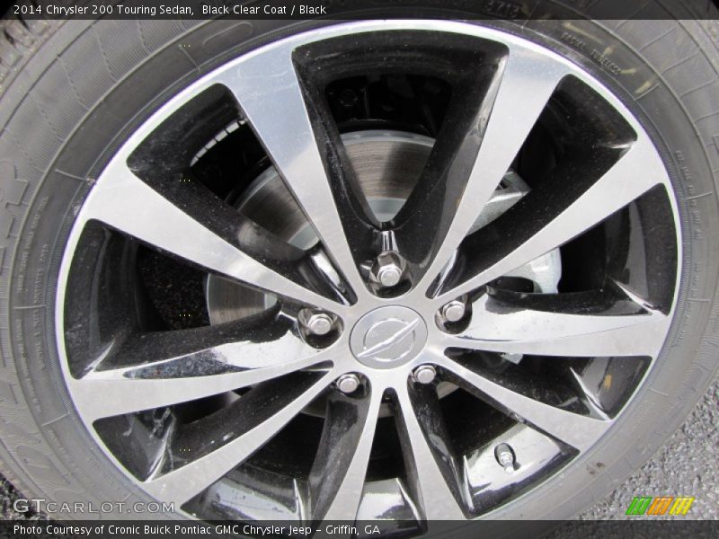 Black Clear Coat / Black 2014 Chrysler 200 Touring Sedan