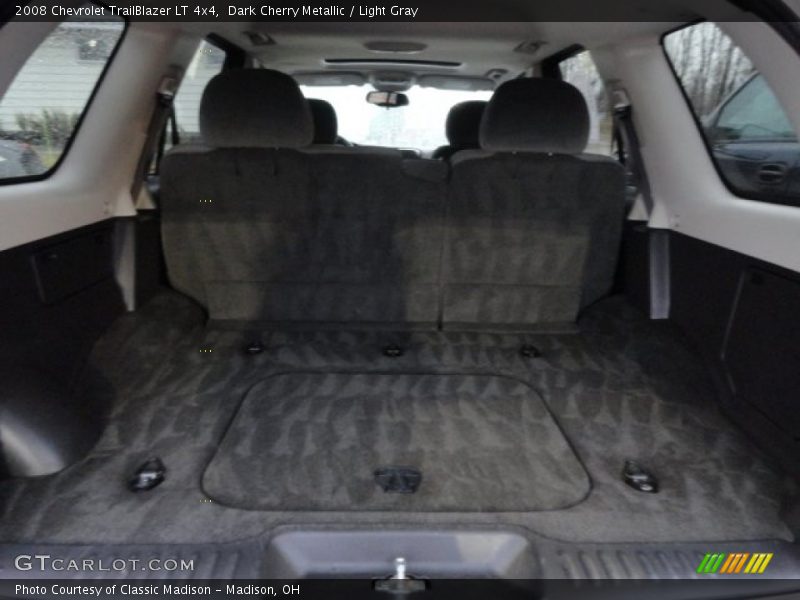 Dark Cherry Metallic / Light Gray 2008 Chevrolet TrailBlazer LT 4x4