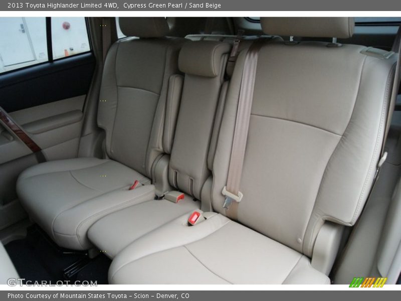 Cypress Green Pearl / Sand Beige 2013 Toyota Highlander Limited 4WD