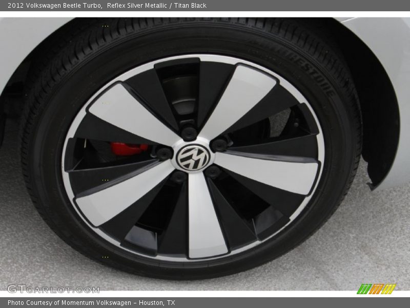 Reflex Silver Metallic / Titan Black 2012 Volkswagen Beetle Turbo