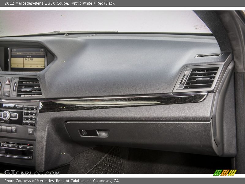 Arctic White / Red/Black 2012 Mercedes-Benz E 350 Coupe