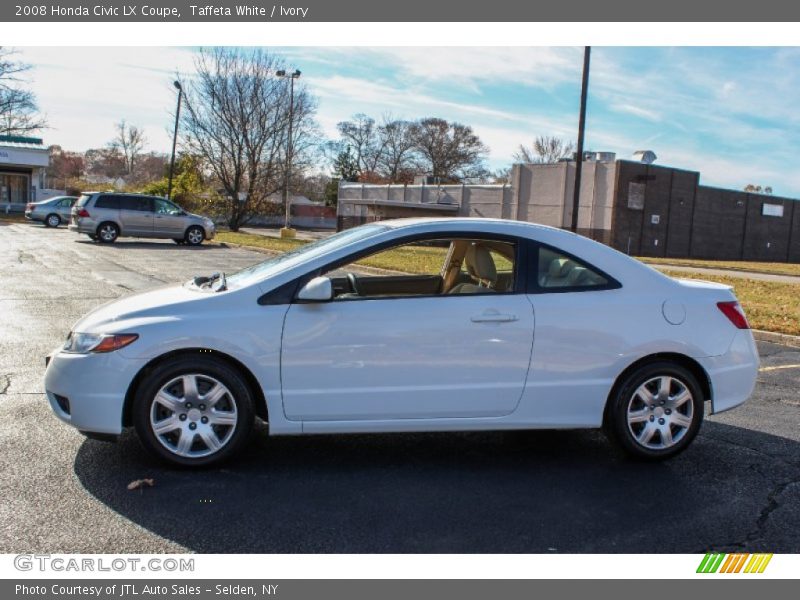 Taffeta White / Ivory 2008 Honda Civic LX Coupe