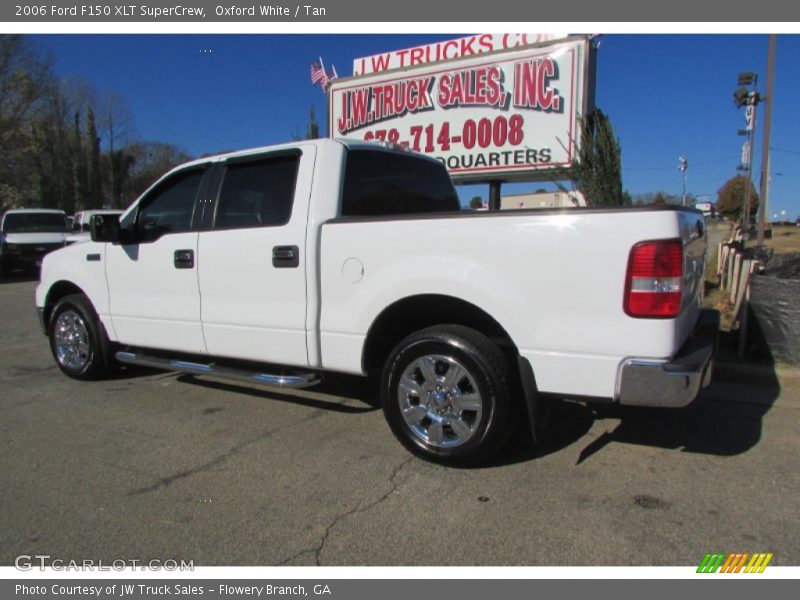 Oxford White / Tan 2006 Ford F150 XLT SuperCrew