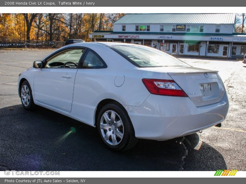Taffeta White / Ivory 2008 Honda Civic LX Coupe