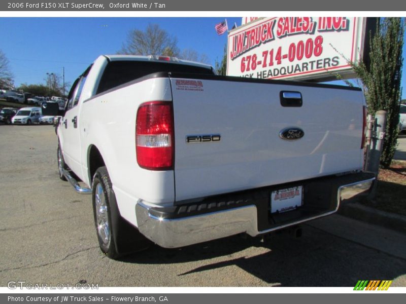 Oxford White / Tan 2006 Ford F150 XLT SuperCrew