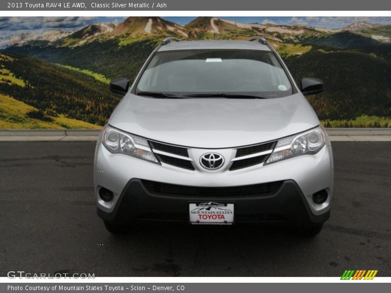 Classic Silver Metallic / Ash 2013 Toyota RAV4 LE AWD