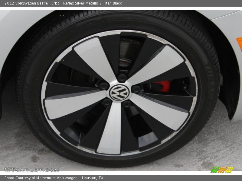 Reflex Silver Metallic / Titan Black 2012 Volkswagen Beetle Turbo
